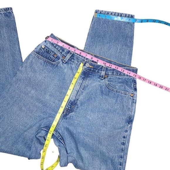 Vintage Levi's 512 Slim Fit Tapered Leg Medium Wash Jeans, Sz 14/30 Junior Long - Picture 5 of 11